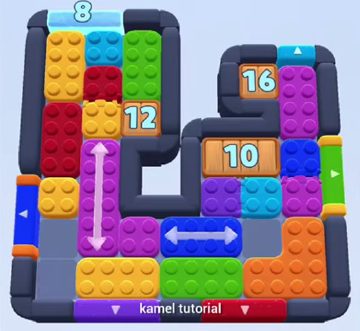 Color Block Jam level 558 / 1235 / 1452: screenshot of the board