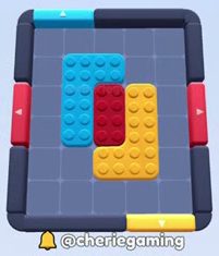 Color Block Jam level 3: screenshot of the board