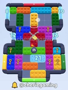 Color Block Jam level 1182: screenshot of the board