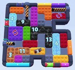 Color Block Jam level 1301 / 1317 / 2224: screenshot of the board
