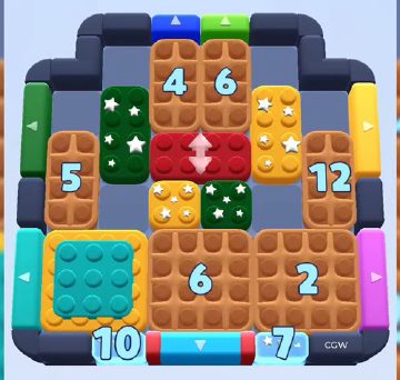 Color Block Jam level 892 / 905 / 1807: screenshot of the board
