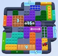 Color Block Jam level 1425 / 1428 / 1431 / 1439: screenshot of the board