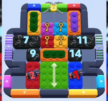 Color Block Jam level 817 / 1720: screenshot of the board