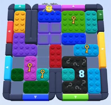 Color Block Jam level 791 / 793: screenshot of the board