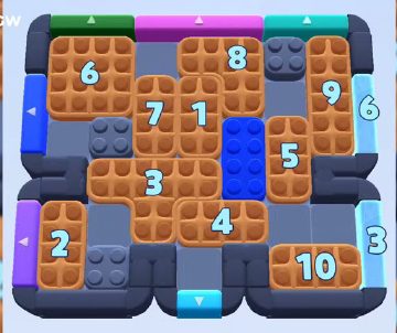 Color Block Jam level 987 / 1892: screenshot of the board