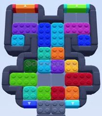 Color Block Jam level 465 / 859: screenshot of the board
