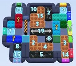 Color Block Jam level 1476 / 2386: screenshot of the board