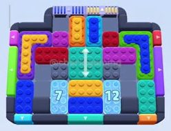 Color Block Jam level 573 / 1250 / 1467: screenshot of the board