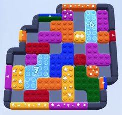 Color Block Jam level 1669 / 2659: screenshot of the board