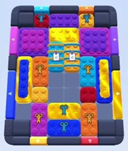 Color Block Jam level 119 / 507 / 957 / 1574: screenshot of the board
