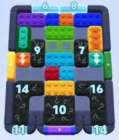 Color Block Jam level 1256 / 1260 / 1262 / 1253 / 2183: screenshot of the board