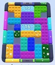 Color Block Jam level 395 / 789 / 1289: screenshot of the board