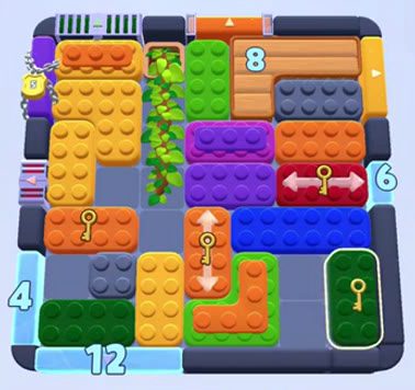 Color Block Jam level 1563 / 1560 / 1565 / 1570: screenshot of the board