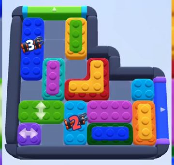 Color Block Jam level 820 / 1718: screenshot of the board