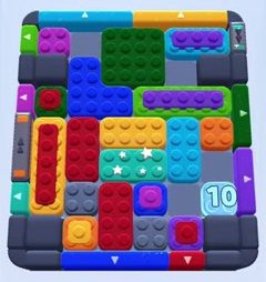 Color Block Jam level: screenshot of the board