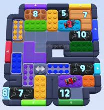 Color Block Jam level 1493 / 2403: screenshot of the board