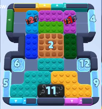 Color Block Jam level 997 / 1036: screenshot of the board