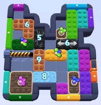 Color Block Jam level 1315 / 1324 / 1323 / 2230: screenshot of the board