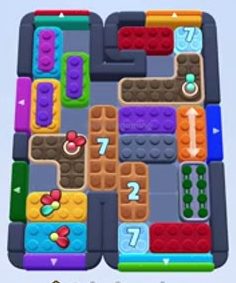 Color Block Jam level 1218 / 1211 / 1216: screenshot of the board