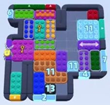 Color Block Jam level 1463 / 1470 / 1466 / 1472: screenshot of the board