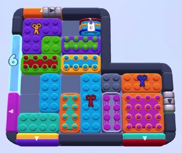 Color Block Jam level 1137 / 1139: screenshot of the board