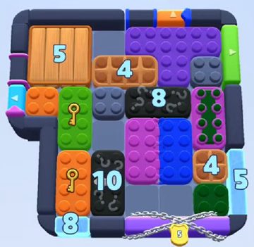 Color Block Jam level 1163 / 1161 / 2055: screenshot of the board