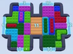 Color Block Jam level 237: screenshot of the board