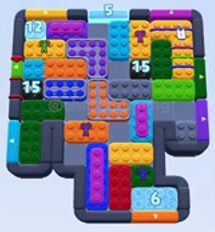 Color Block Jam level 1417 / 1451: screenshot of the board