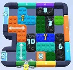 Color Block Jam level 780 / 756: screenshot of the board