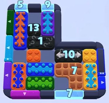 Color Block Jam level 1089 / 1946: screenshot of the board