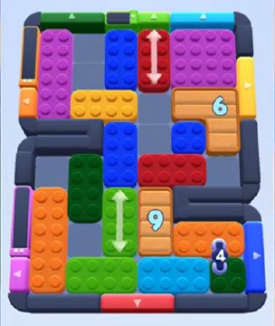 Color Block Jam level 669 / 1623: screenshot of the board