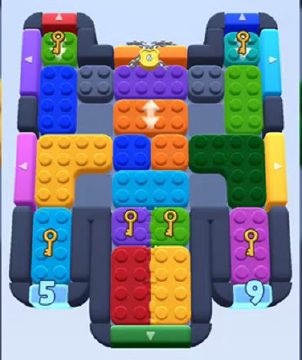 Color Block Jam level 609 / 1531: screenshot of the board