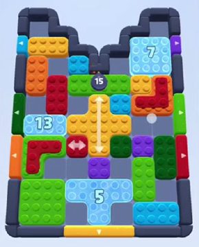 Color Block Jam level 231 / 619 / 1069: screenshot of the board