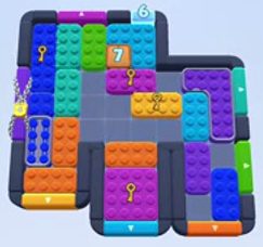 Color Block Jam level 1334 / 1347 / 1331 / 1345 / 2252: screenshot of the board