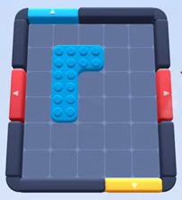 Color Block Jam level 3: screenshot of the board