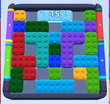 Color Block Jam level 453 / 847 / 1347: screenshot of the board