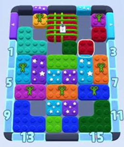 Color Block Jam level 171 / 1009 / 1682: screenshot of the board