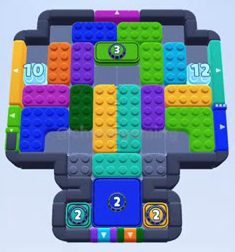 Color Block Jam level 1429 / 1419 / 1422: screenshot of the board
