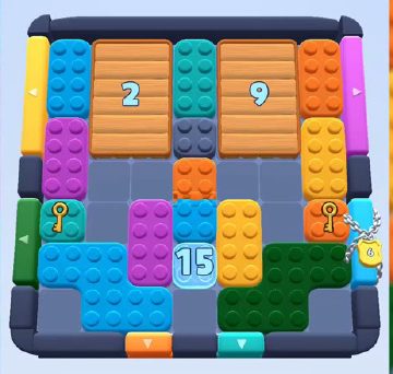 Color Block Jam level 502 / 921 / 1396: screenshot of the board