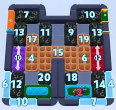 Color Block Jam level 1571 / 2482: screenshot of the board
