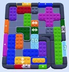 Color Block Jam level 1317 / 1320: screenshot of the board
