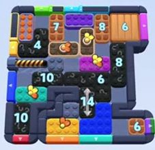 Color Block Jam level 1519 / 2429: screenshot of the board