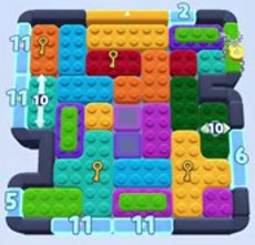Color Block Jam level 1670 / 1690 / 2680: screenshot of the board