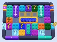 Color Block Jam level 483 / 894 / 1377: screenshot of the board