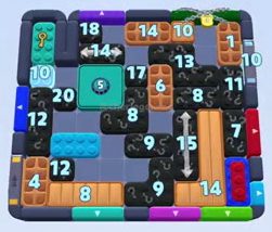 Color Block Jam level 1619 / 2530: screenshot of the board