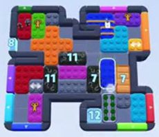 Color Block Jam level: screenshot of the board