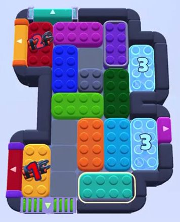 Color Block Jam level 1269 / 1259 / 1262: screenshot of the board