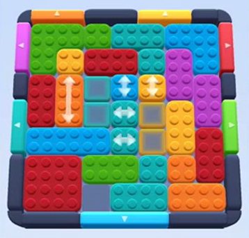 Color Block Jam level 121 / 509 / 959 / 1576: screenshot of the board