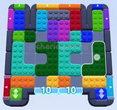 Color Block Jam level 1459 / 1463 / 1456 / 1464: screenshot of the board