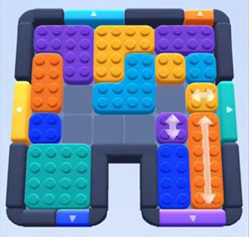 Color Block Jam level 112 / 950 / 1567: screenshot of the board